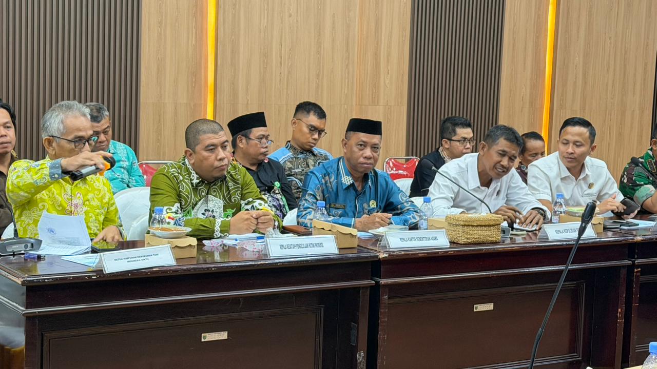 Hadiri Rakor GTRA, Kasubbag TU: Kemenag Barsel Dukung Penguatan Legalitas Aset Negara