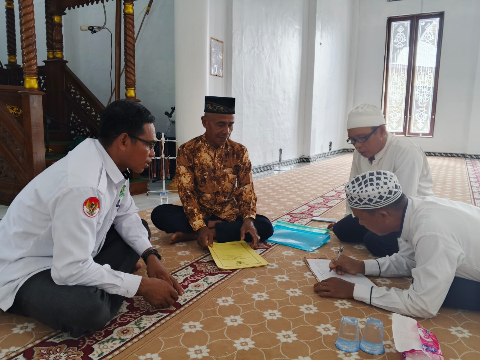 Data Diperkuat, Status Dipastikan: KUA Karau Kuala Verifikasi Tanah Wakaf di Salat Baru