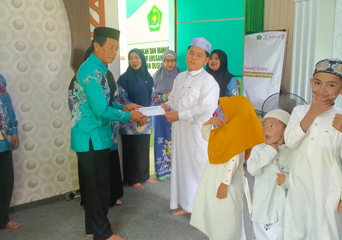 Lebaran Anak Yatim, Kepala KUA Dusel Sebut Ada Pesan tentang Tanggung Jawab Sosial Bersama
